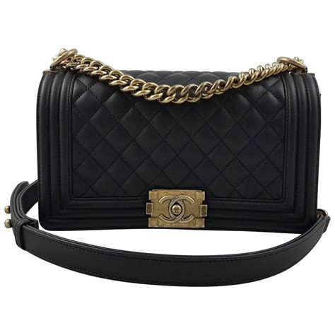 where to buy chanel boy bag black gold hardware|Chanel boy bag gold hardware.